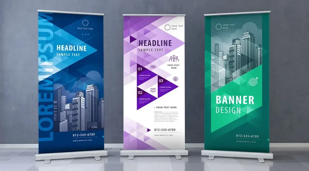 Roll Up Banner Stand (GOOD)
