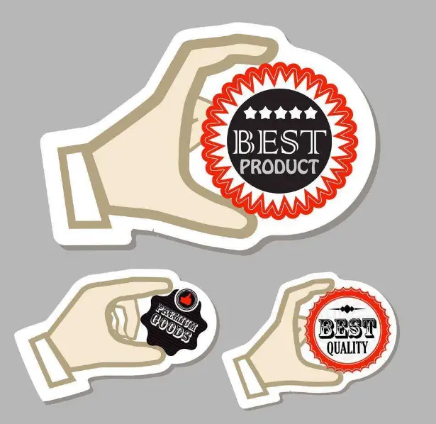 SERVICE LABEL DOUBLE SIDED  (200, No, Square)